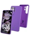 Silikonowe etui Bizon Soft Case do Samsung Galaxy S26 Ultra fioletowe