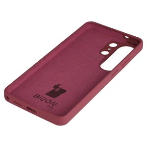 Silikonowe etui Bizon Soft Case do Samsung Galaxy S26 Ultra ciemnofioletowe