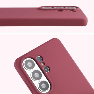 Silikonowe etui Bizon Soft Case do Samsung Galaxy S26 Ultra ciemnofioletowe