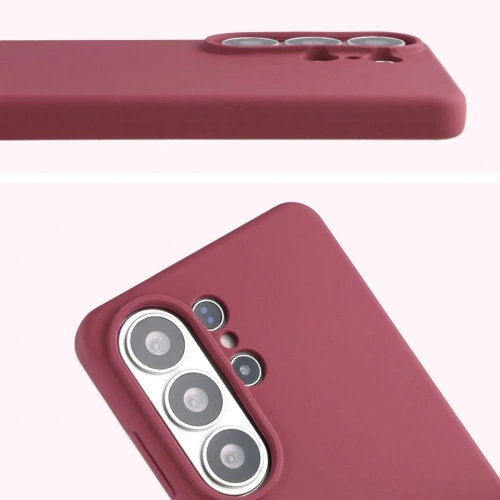 Silikonowe etui Bizon Soft Case do Samsung Galaxy S26 Ultra ciemnofioletowe