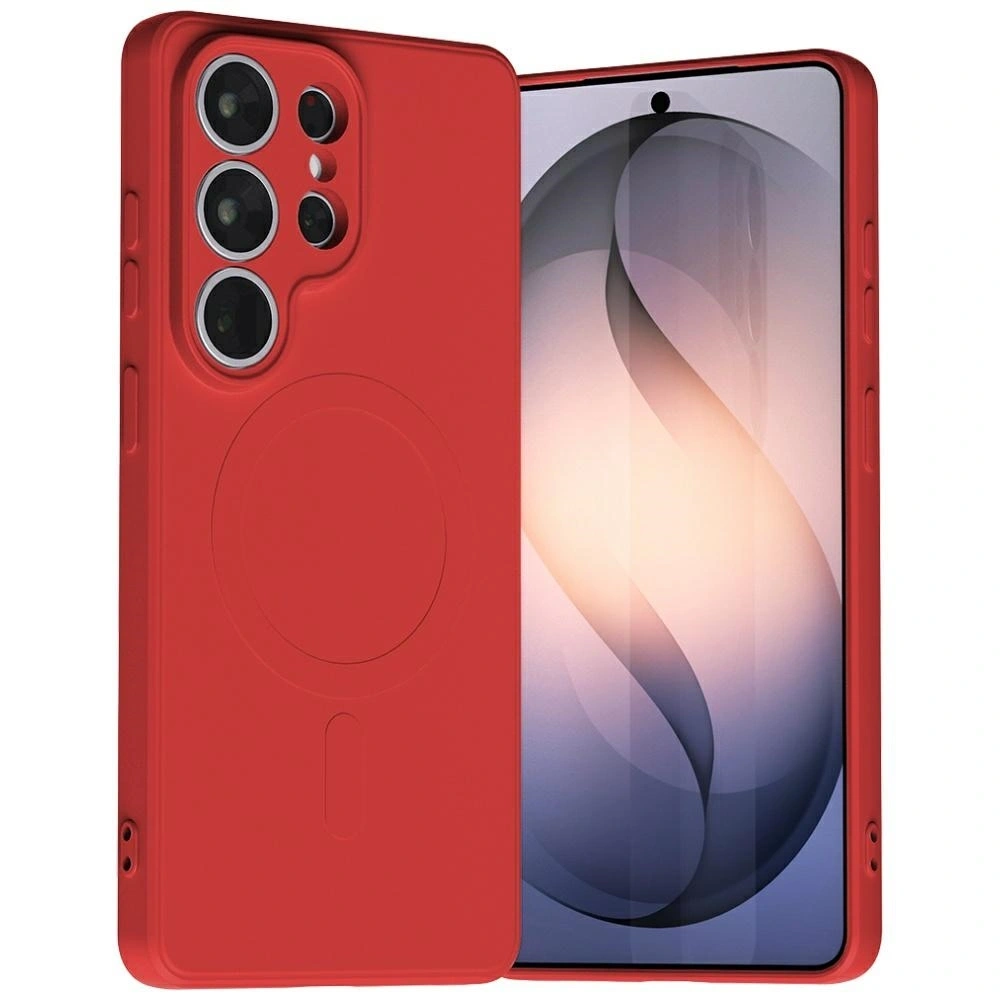 Etui Mercury Semi-Silicone MagSafe do Samsung Galaxy S26 Ultra czerwony