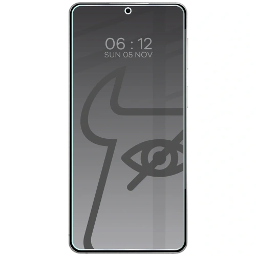 Prywatyzujące szkło hartowane Bizon Glass Clear Shadow do Samsung Galaxy S26 Ultra przyciemniane