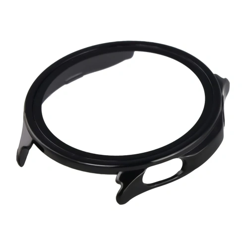 Etui ze szkłem do zegarka Bizon Case Watch Adamo do OnePlus Watch Lite 45 mm / Oppo Watch S 45 mm czarne