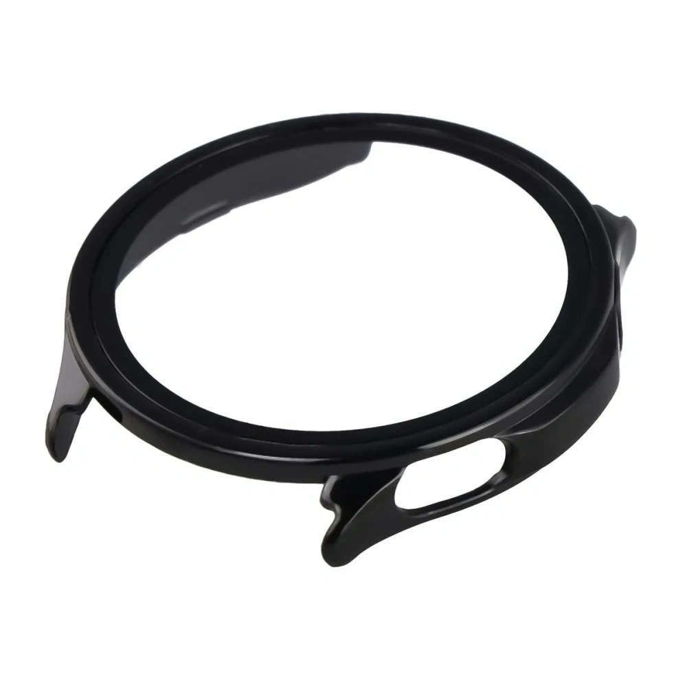 Etui ze szkłem do zegarka Bizon Case Watch Adamo do OnePlus Watch Lite 45 mm / Oppo Watch S 45 mm czarne