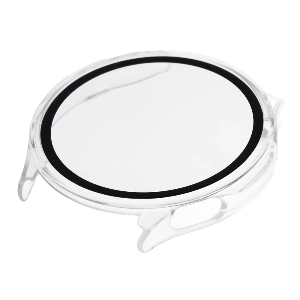 Etui ze szkłem do zegarka Bizon Case Watch Adamo do OnePlus Watch Lite 45 mm / Oppo Watch S 45 mm przezroczyste