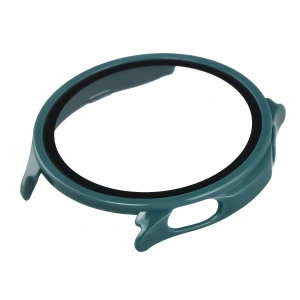 Etui ze szkłem do zegarka Bizon Case Watch Adamo do OnePlus Watch Lite 45 mm / Oppo Watch S 45 mm zielone