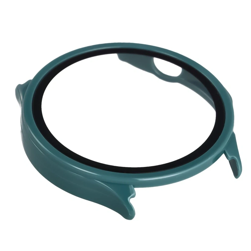 Etui ze szkłem do zegarka Bizon Case Watch Adamo do OnePlus Watch Lite 45 mm / Oppo Watch S 45 mm zielone