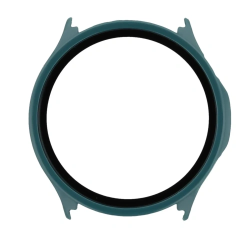 Etui ze szkłem do zegarka Bizon Case Watch Adamo do OnePlus Watch Lite 45 mm / Oppo Watch S 45 mm zielone