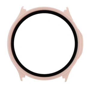 Etui ze szkłem do zegarka Bizon Case Watch Adamo do OnePlus Watch Lite 45 mm / Oppo Watch S 45 mm różowe