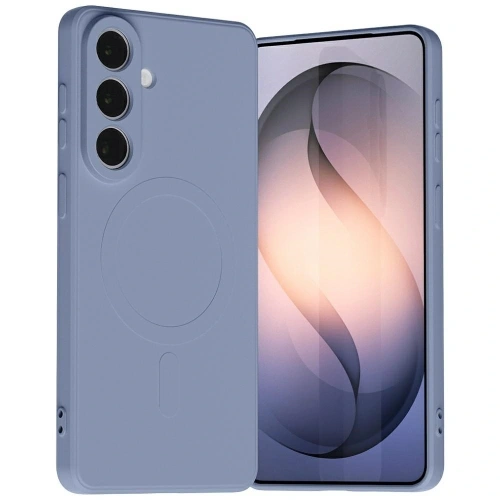 Etui Mercury Semi-Silicone MagSafe do Samsung Galaxy S26+ Plus lawendowa szarość