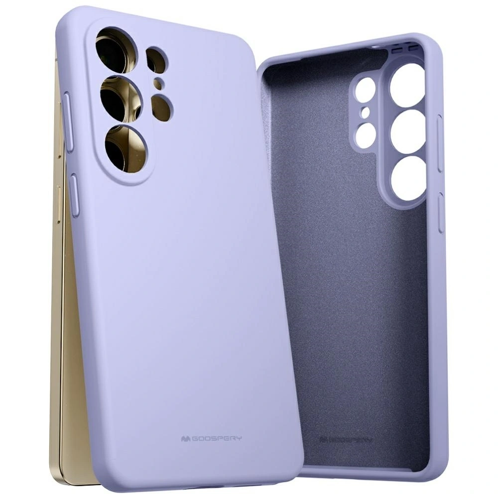 Etui Mercury Silicone do Samsung Galaxy S26 Ultra lawendowa szarość