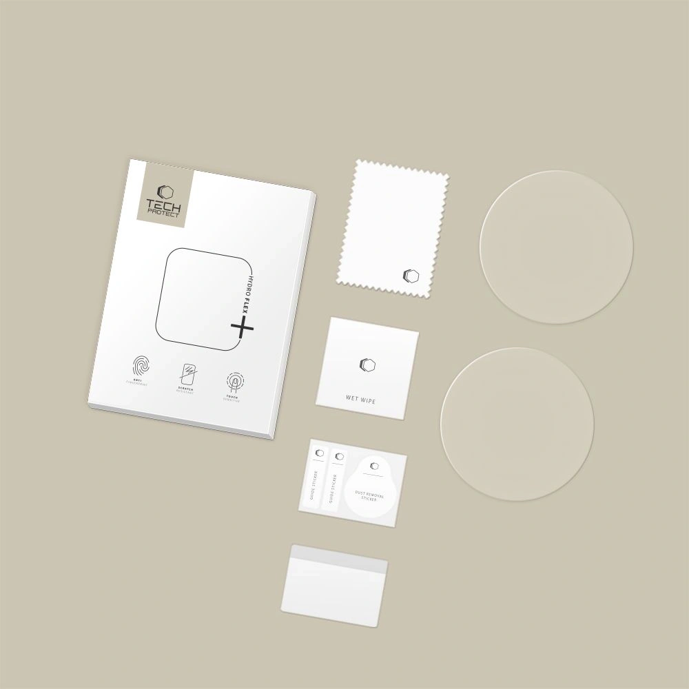 Folia hydrożelowa Tech-Protect Hydro Flex+ Garmin Venu 4 45mm Clear [2 PACK]