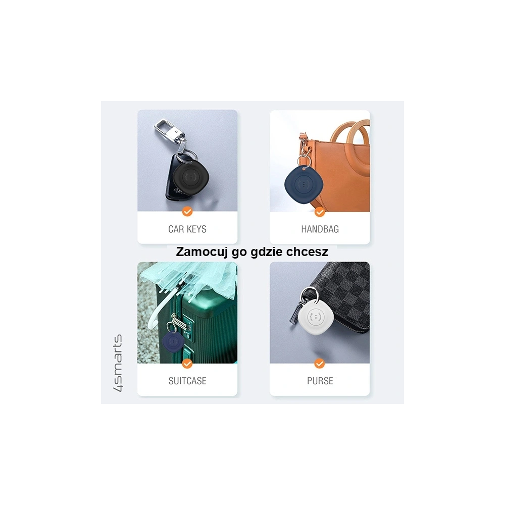 Lokalizator 4smarts Location FinderSkyTag White 458860