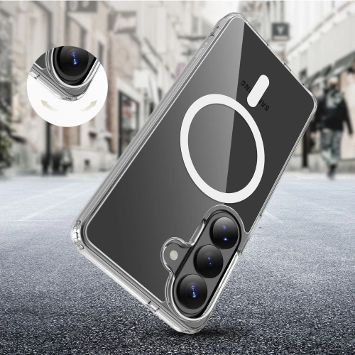 Etui Tech-Protect Flexair Hybrid MagSafe do Samsung Galaxy S26+ Plus Clear