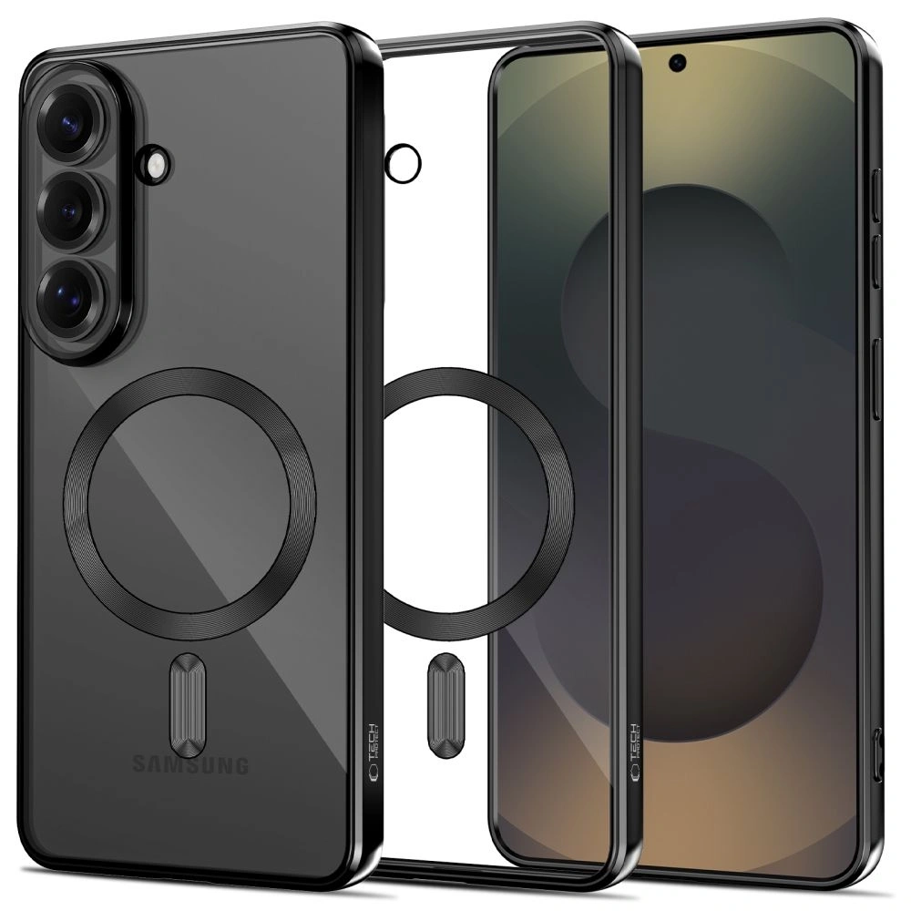 Etui Tech-Protect Magflex MagSafe do Samsung Galaxy S26+ Plus Shiny Black