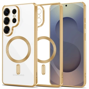Etui Tech-Protect Magflex MagSafe do Samsung Galaxy S26 Ultra Shiny Gold