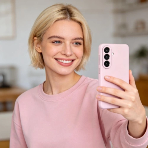 Etui Tech-Protect Silicone MagSafe do Samsung Galaxy S26+ Plus Pink Pearl