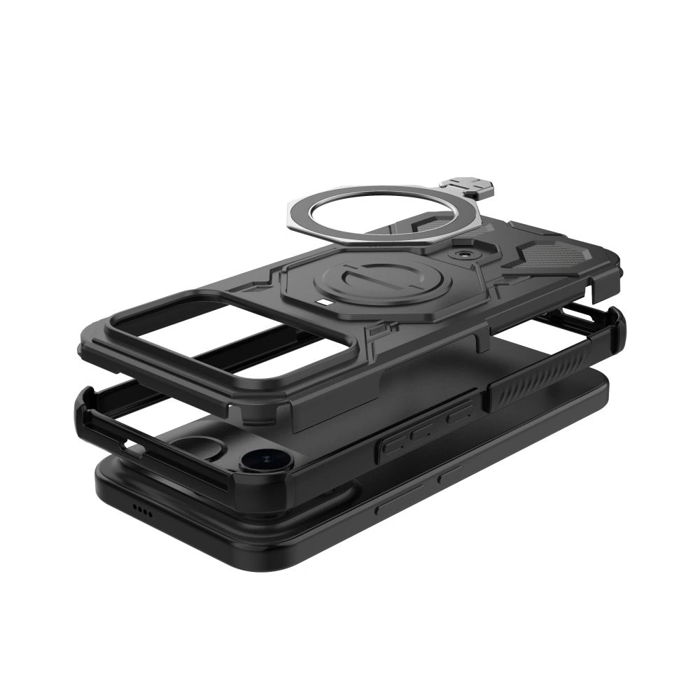 Etui Tech-Protect TacticStand MagSafe do Xiaomi Poco F8 Ultra Matte Black