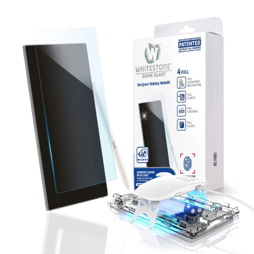 Kup Tvrdé sklo s UV lepidlem Whitestone Dome Glass Samsung Glass Galaxy Note 20 Clear - WSD040 - {ean13} - Sklep Home Screen