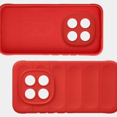 Pancerne etui Bizon Case Tur do Xiaomi Redmi Note 15 Pro Plus 5G / POCO M8 Pro 5G czerwone