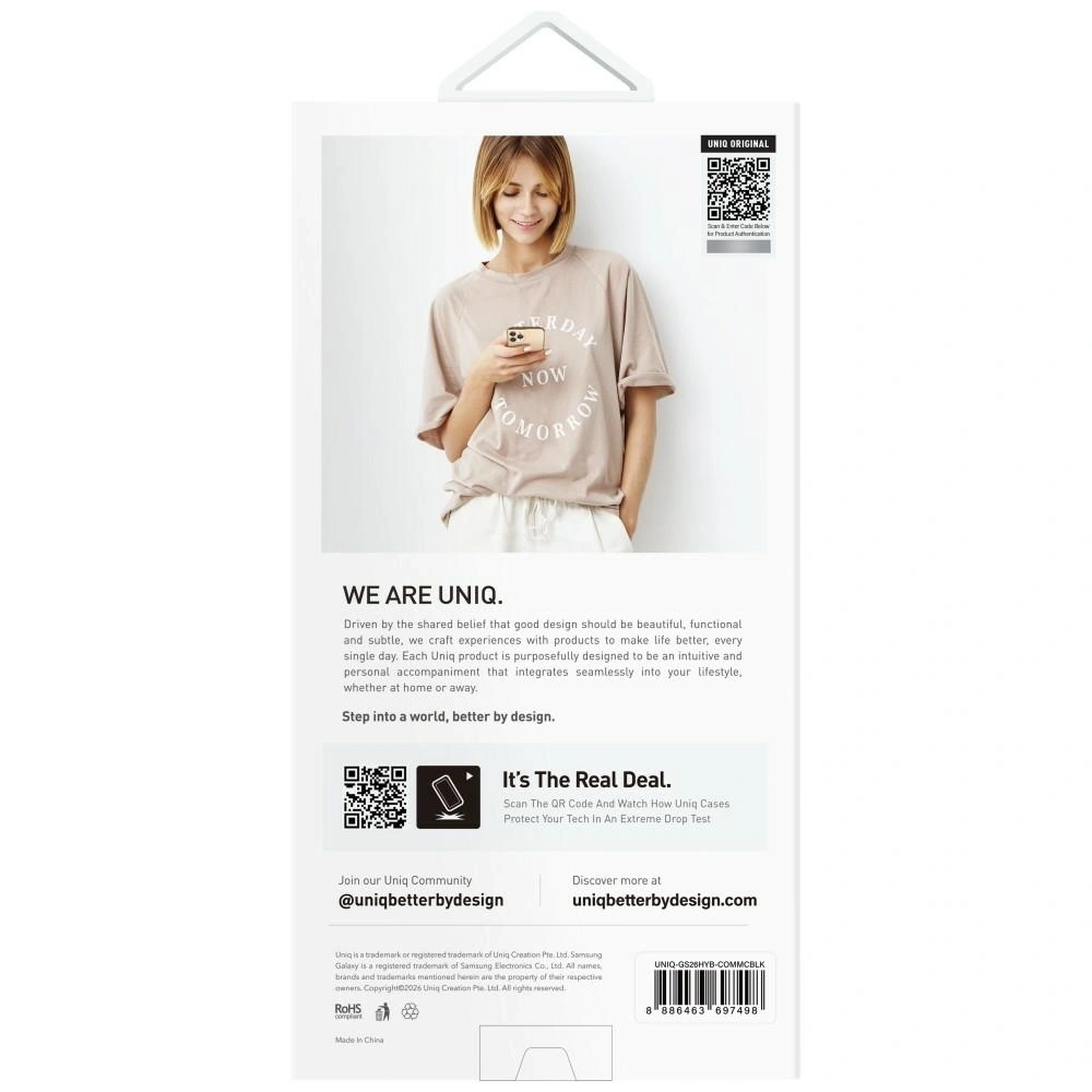 Etui UNIQ Combat do Samsung Galaxy S26 MagClick Charging czarny