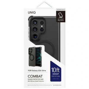 Etui UNIQ Combat do Samsung Galaxy S26 Ultra MagClick Charging czarny