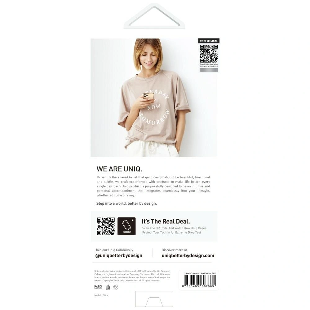 Etui UNIQ Keva do Samsung Galaxy S26 Ultra MagClick Charging czarny