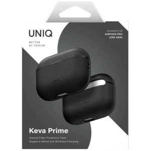 Etui UNIQ Keva Prime do Apple AirPods Pro 3 gen czarny
