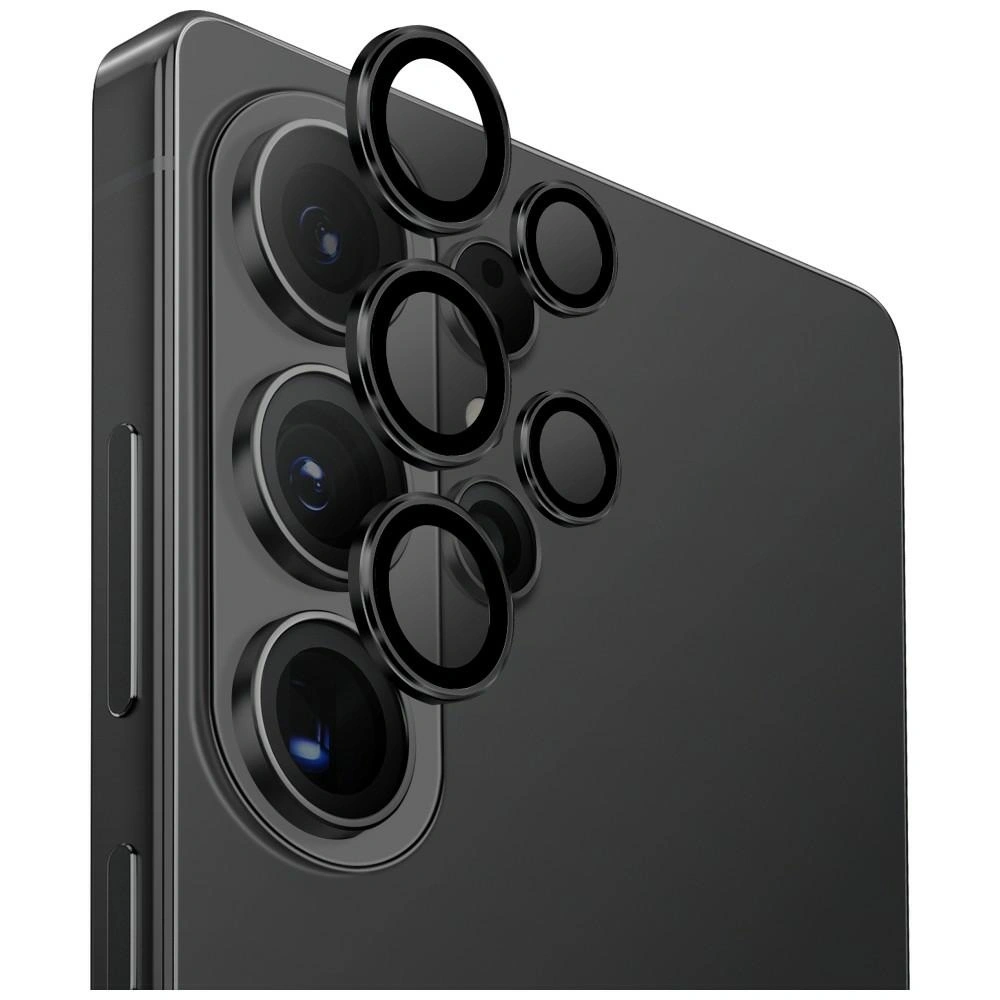 Szkło na obiektyw aparatu UNIQ Optix Aluminium Camera Lens do Samsung Galaxy S26 Ultra czarny