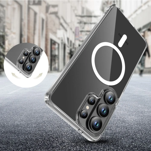 Etui Tech-Protect Flexair Hybrid MagSafe do Samsung Galaxy S26 Ultra Clear