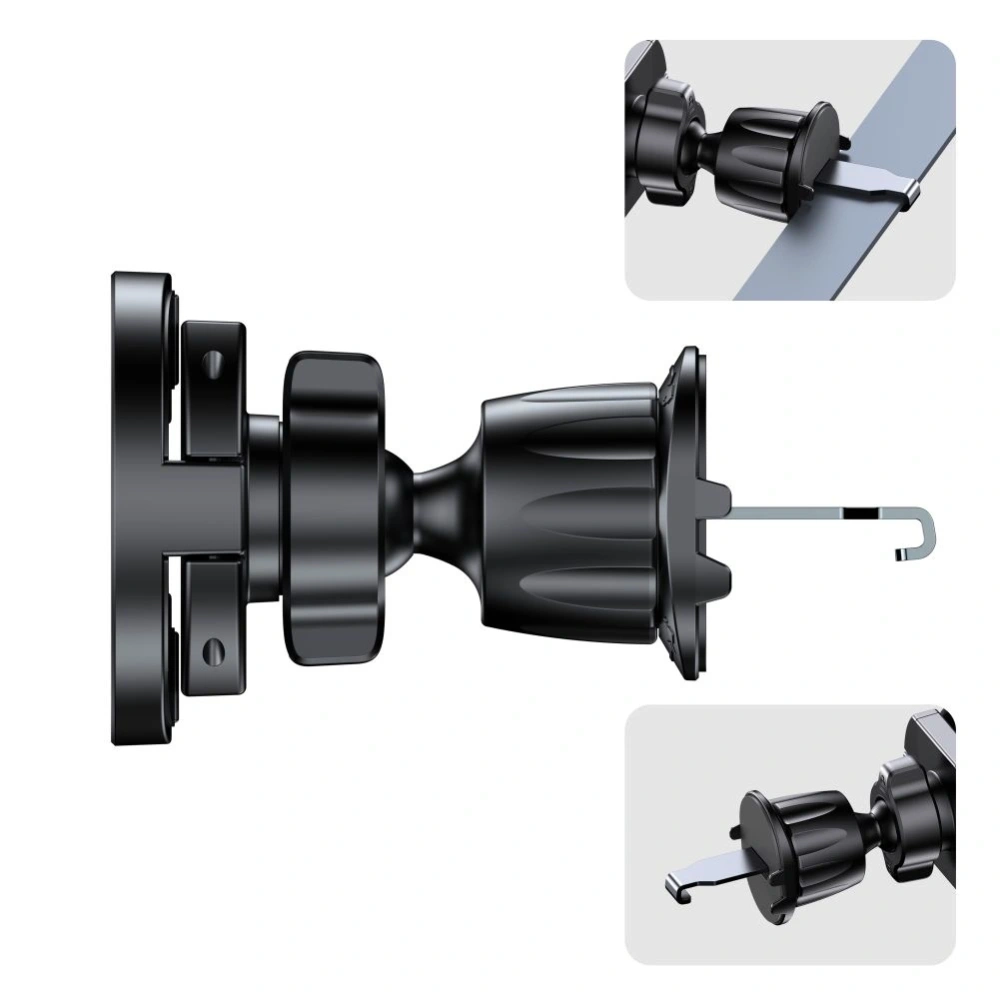 Uchwyt samochodowy na kokpit / do kratki Tech-Protect N62 2in1 Universal & Magnetic MagSafe Dashboard & Vent Car Mount Black