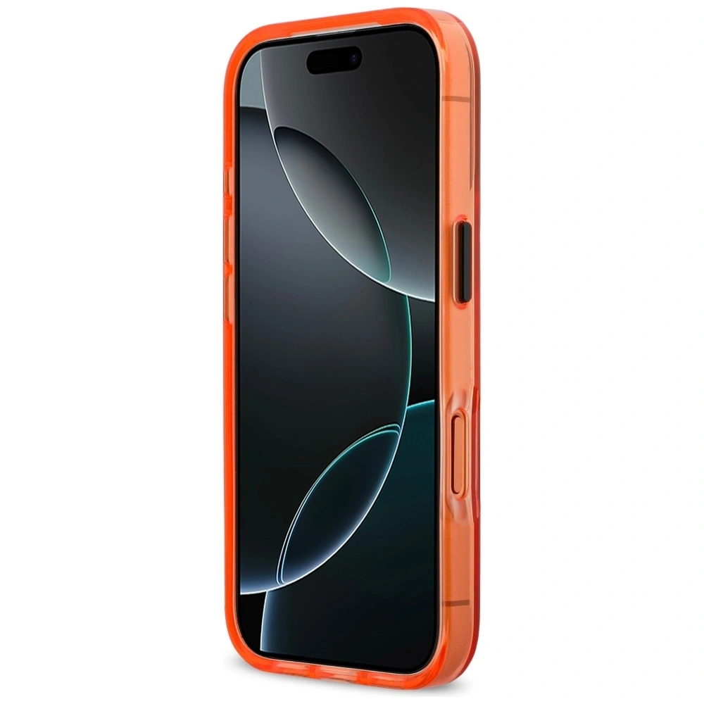 Etui BMW M IML Metal Logos MagSafe do Apple iPhone 17 Pro pomarańczowy