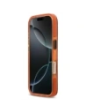 Etui BMW M IML Shockproof Metal Logos MagSafe do Apple iPhone 17 Pro Max pomarańczowy