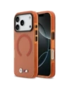 Etui BMW M IML Shockproof Metal Logos MagSafe do Apple iPhone 17 Pro pomarańczowy