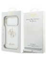 Etui Guess IML 4G Script Metal do Apple iPhone 17 Pro biały