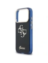Etui Guess IML 4G Script Metal do Apple iPhone 17 Pro niebieski