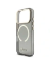Etui Guess IML Glitters Script Strap MagSafe do Apple iPhone 17 Pro czarny