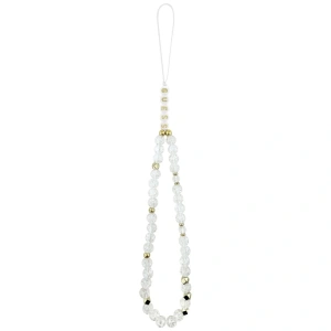 Etui Guess IML Glitters Script Strap MagSafe do Apple iPhone 17 Pro Max przezroczysty