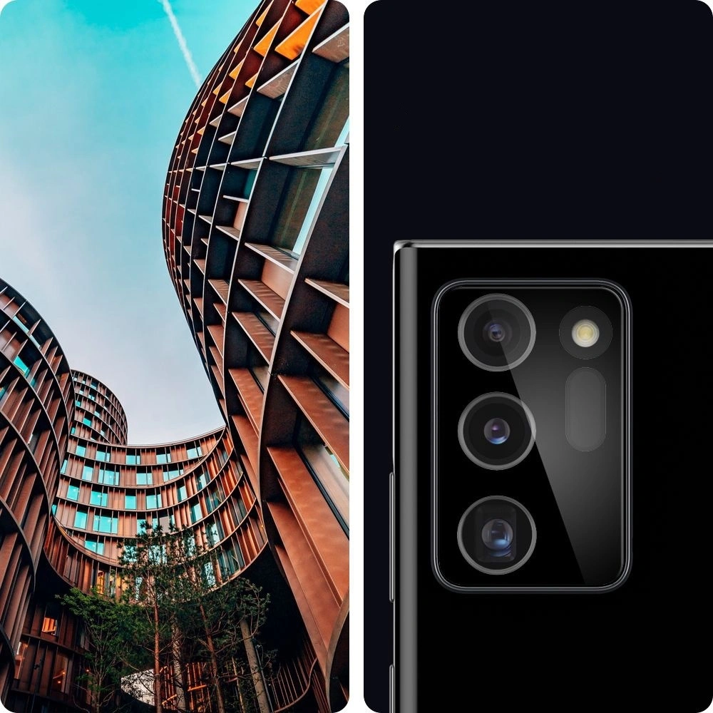 Szkło hartowane na aparat Spigen Full Cover Camera Lens Samsung Galaxy Note 20 Ultra Black