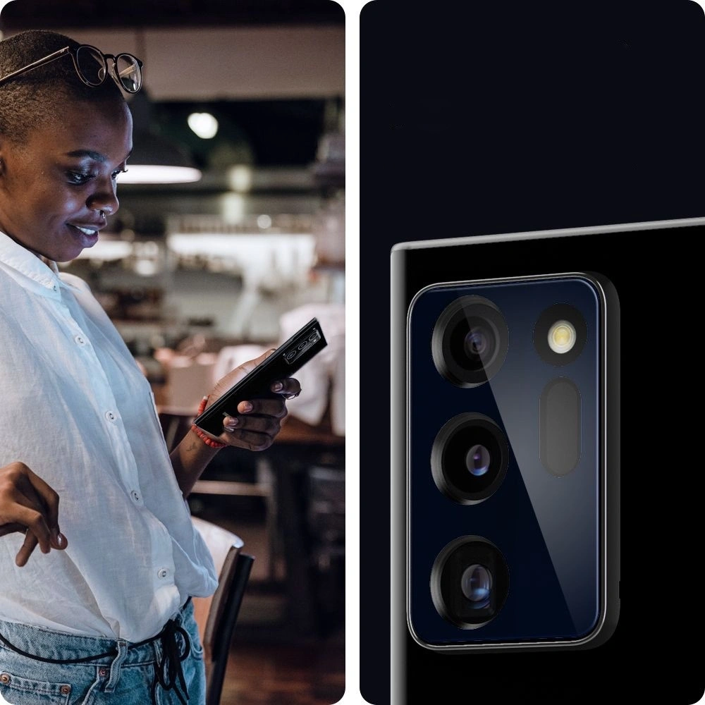 Szkło hartowane na aparat Spigen Full Cover Camera Lens Samsung Galaxy Note 20 Ultra Black