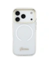Etui Guess IML Gradient Script Metal MagSafe do Apple iPhone 17 Pro Max biały