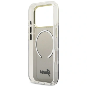 Etui Guess IML Gradient Script Metal MagSafe do Apple iPhone 17 Pro Max czarny