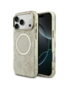 Etui Guess IML Peony Dot MagSafe do Apple iPhone 17 Pro Max beżowy