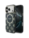 Etui Guess IML Peony Dot MagSafe do Apple iPhone 17 Pro Max czarny