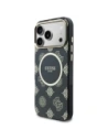 Etui Guess IML Peony Dot MagSafe do Apple iPhone 17 Pro Max czarny