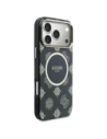 Etui Guess IML Peony Dot MagSafe do Apple iPhone 17 Pro Max czarny