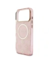 Etui Guess IML Peony Dot MagSafe do Apple iPhone 17 Pro Max różowy