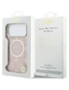 Etui Guess IML Peony Dot MagSafe do Apple iPhone 17 Pro Max różowy