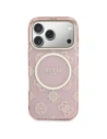 Etui Guess IML Peony Dot MagSafe do Apple iPhone 17 Pro różowy