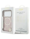 Etui Guess IML Peony Dot MagSafe do Apple iPhone 17 Pro różowy
